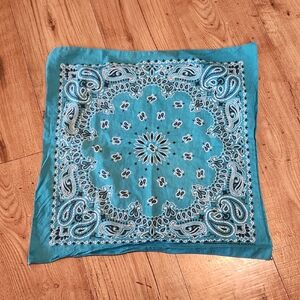 Hav-A-Hank | Teal Paisley Bandana